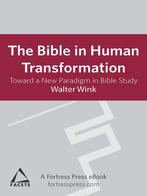 cover image of The Bible in Human Transformation